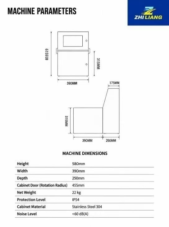 73.0K Small Character CIJ Coding Machine — Dye-based (Black Ink) - image 6