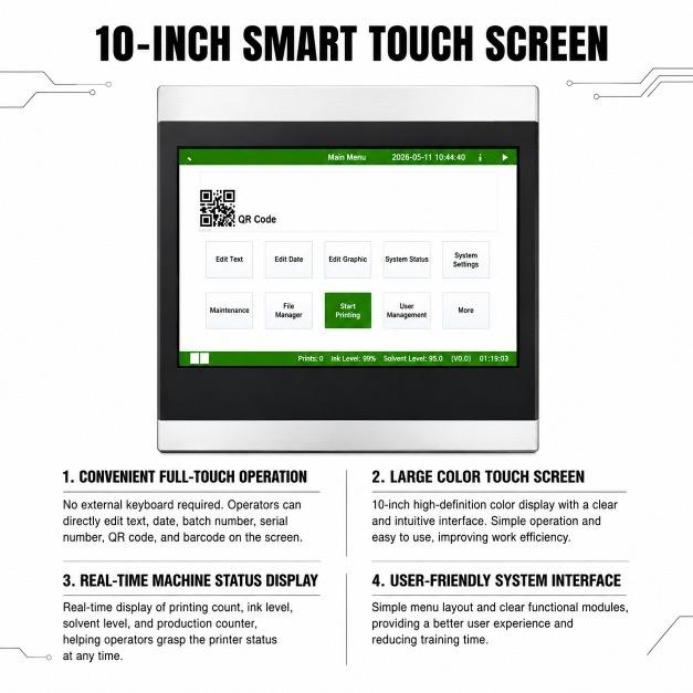 73.0K Small Character CIJ Coding Machine — Dye-based (Black Ink) - image 7
